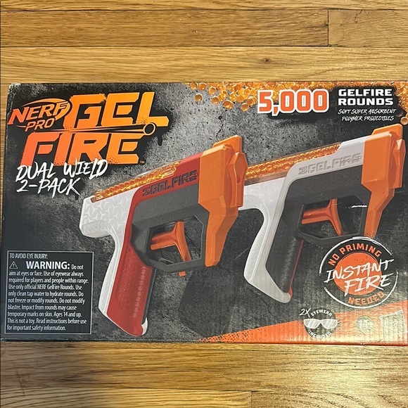 Nerf Pro Gelfire Blasters in Orange and White